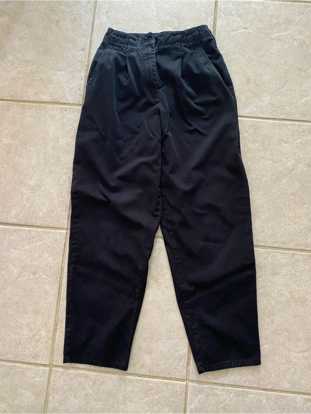 Women's Black Relaxed Fit Pants